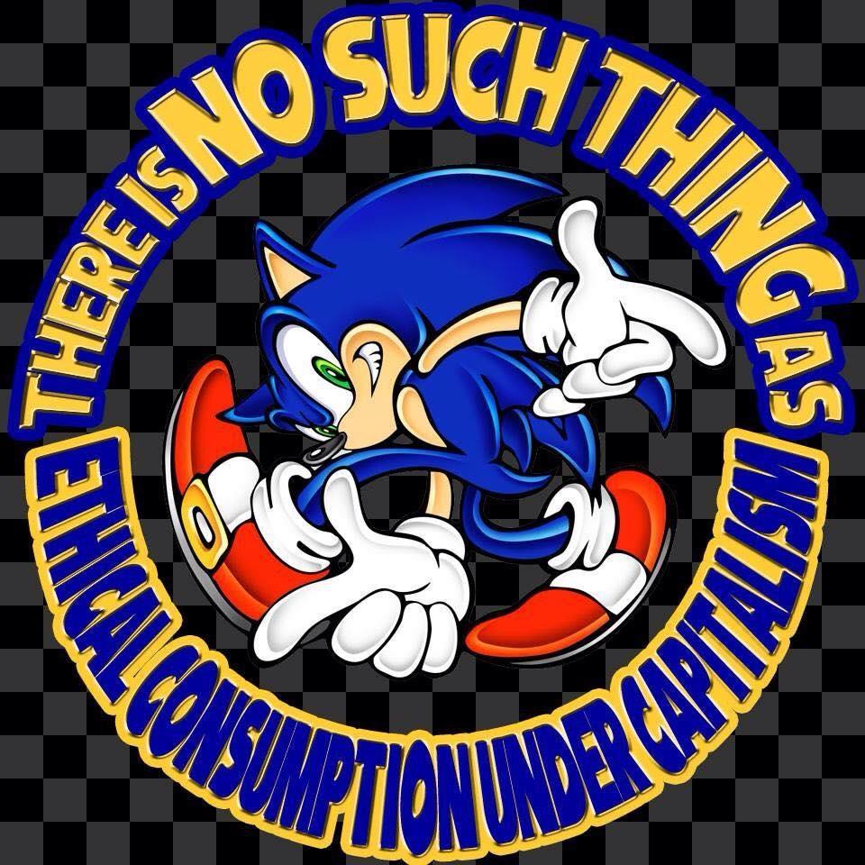 Sonic the Hedgehog helpfully reminds us that there is no such thing as ethical consumption under capitalism.